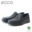 エコー ECCO S-LITE MOC MEN'S SLIP-ON 54051401001 ブラック（メンズ）上質レザーのビジネスシューズ スリッポン スクエアトゥ「靴」