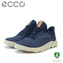 【SALE】 エコー ECCO MX M NAVY(ネイビー) 820184 02303(メンズ)天然皮革 ウォーキング シューズ コンフォート レザースニーカ...