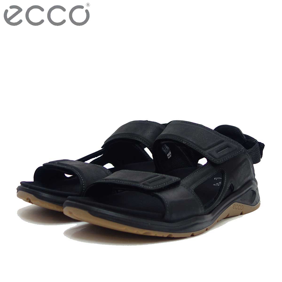 エコー ECCO X-TRINSIC M ブラック 880614（メンズ）3点ストラップ スポーツサンダル「靴」