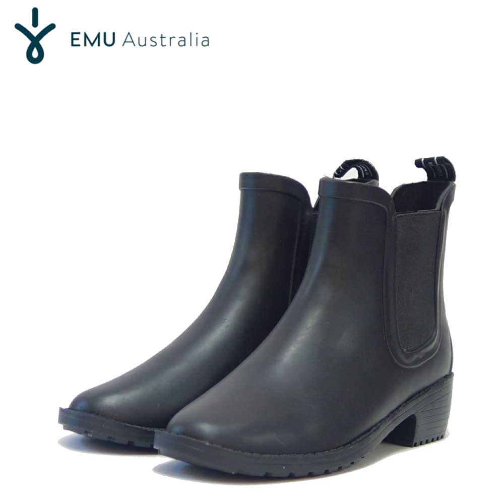 エミュー EMU W 12402 Grayson Rainboot 防水サイドゴアレインブーツ （レディース） カラー：ブラック 「靴」