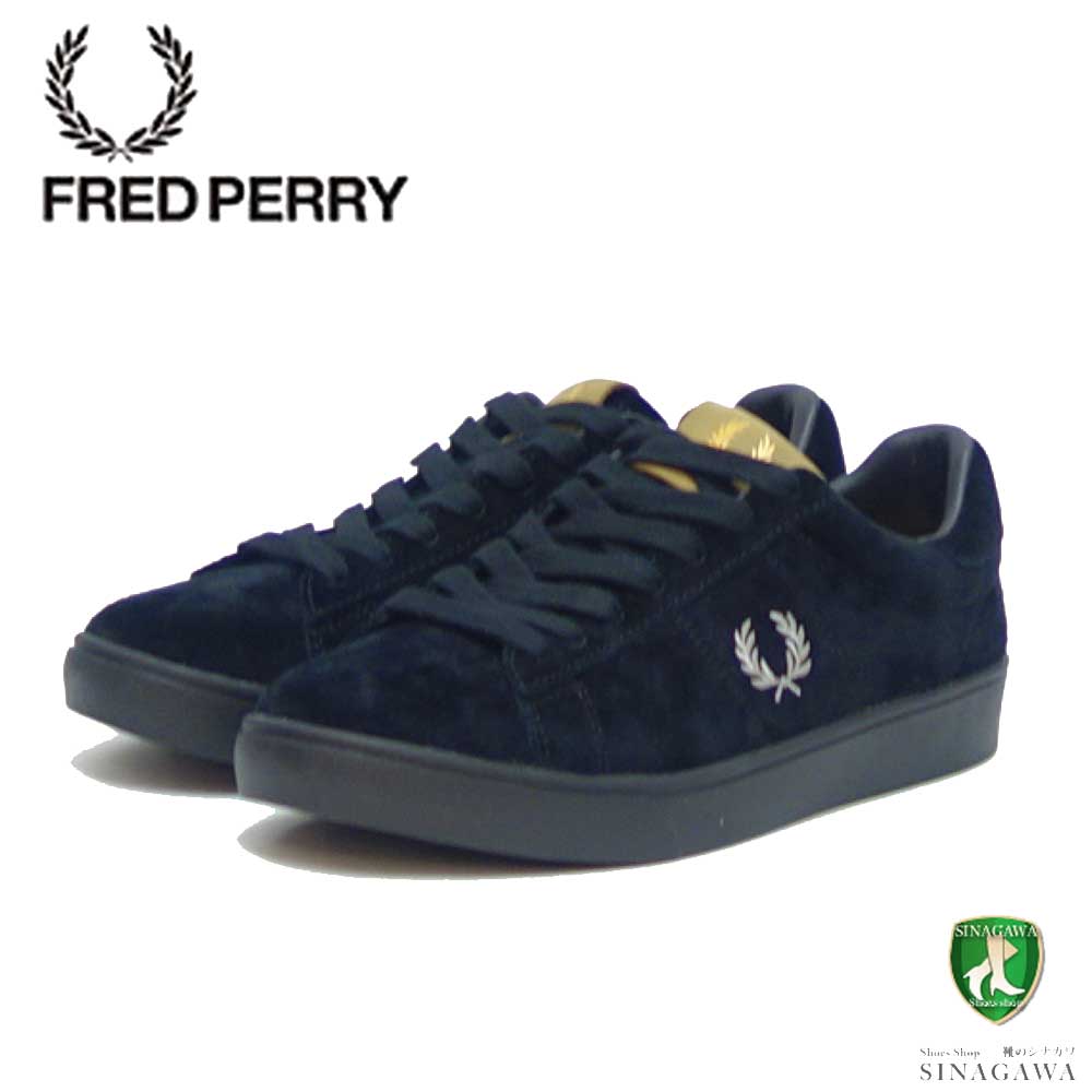 フレッドペリー レザースニーカー メンズ FRED PERRY フレッドペリー B4323102（ユニセックス）SPENCER SUEDE （スペンサー スエード） カラー：BLACK 天然皮革 ローカット スニーカー 「靴」