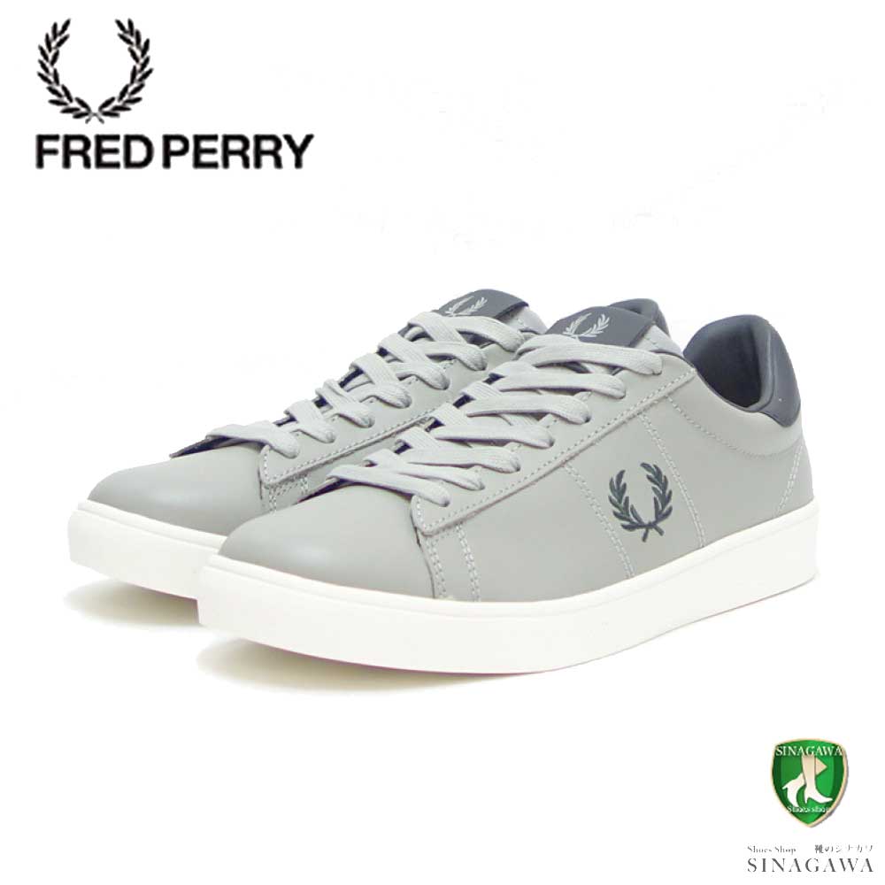 フレッドペリー レザースニーカー メンズ FRED PERRY フレッドペリー B 4334 181（ユニセックス）SPENCER LEATHER （スペンサー レザー） カラー：Limestone 天然皮革のローカットスニーカー 「靴」