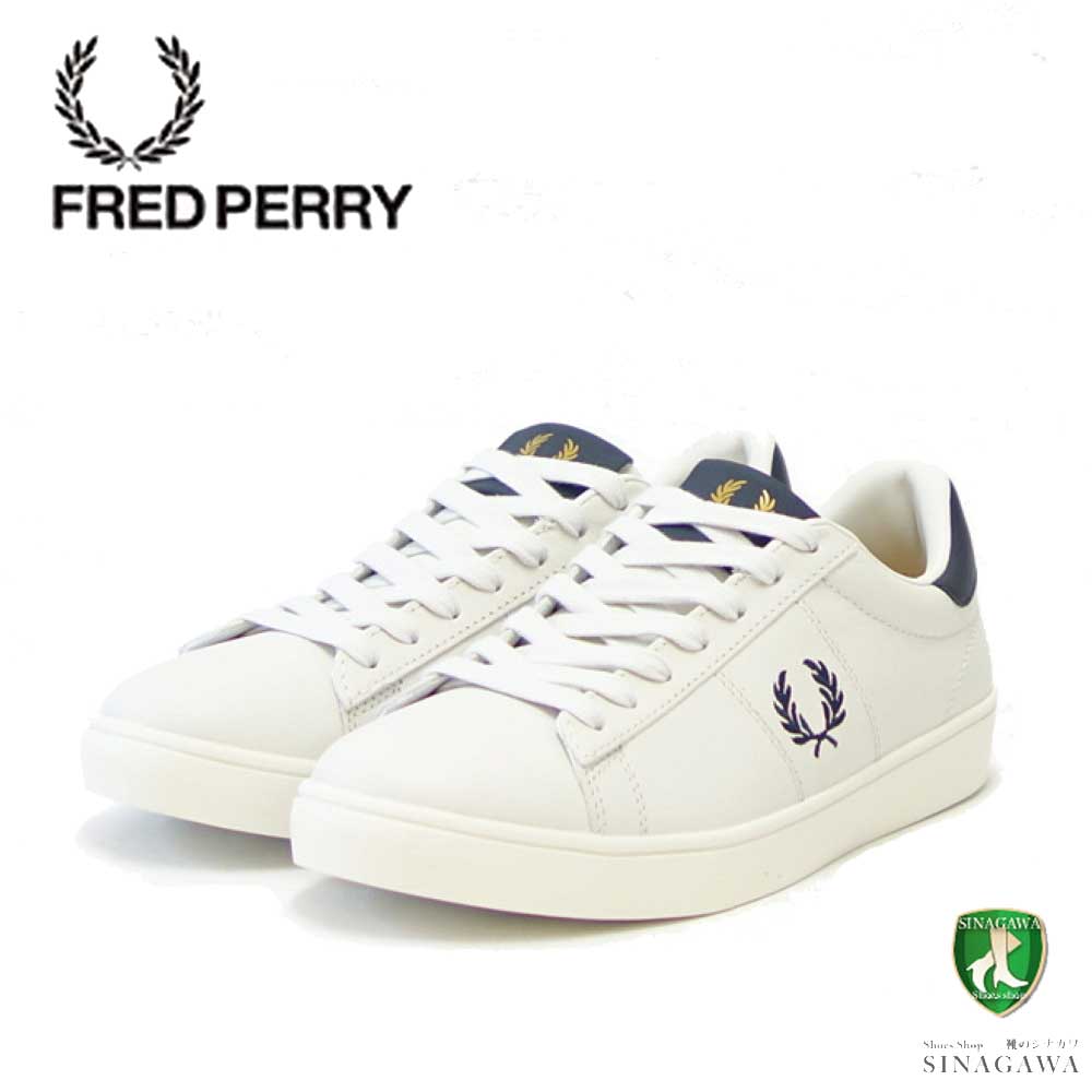 FRED PERRY եåɥڥ꡼ B 4334 254ʥ˥åSPENCER LEATHER ʥڥ󥵡 쥶 顼Porcelain ŷפΥåȥˡ Ÿ 23cm 25cm 27cm ַ