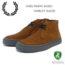 FRED PERRY フレッドペリー B 4361 831（ユニセックス）Hawley Suede （ホーリー） カラー：GINGER スエードレザー デザートブーツ ポルトガル製 「靴」