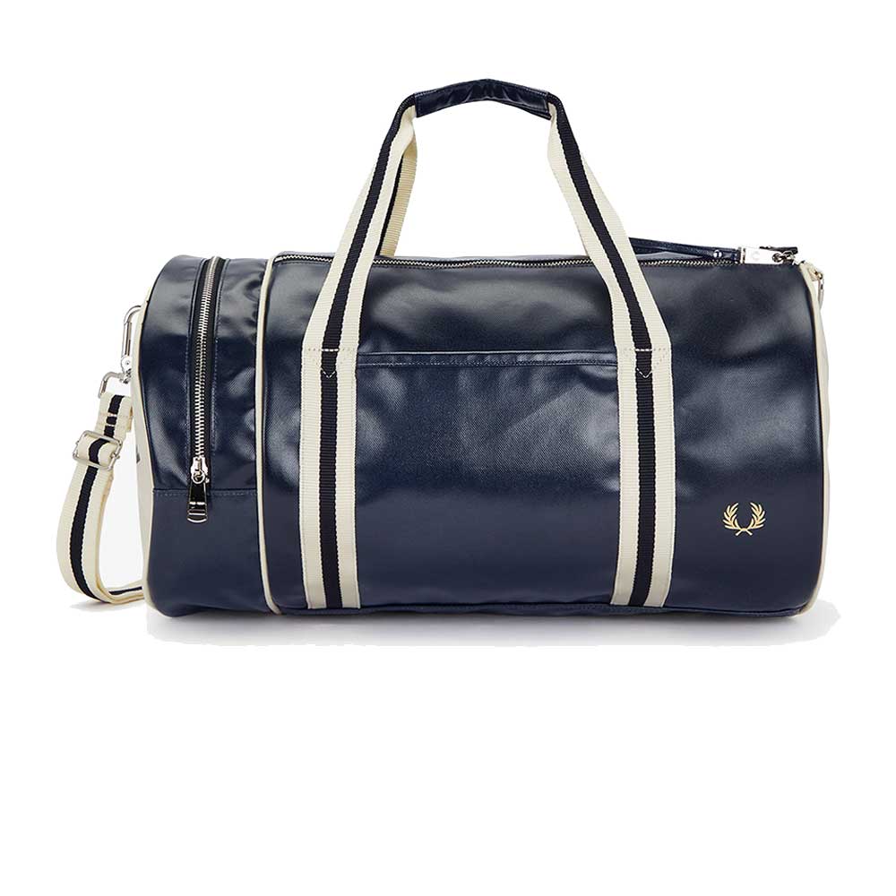 եåɥڥ꡼ Хå FRED PERRY CLASSIC BARREL BAG L7255 Y15CARBON BLUE / ECRU ХХå ɥХå ܥȥХå