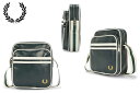 フレッドペリー バッグ FRED PERRY Classic Side Bag L8258 (D57:BLACK / ECRU) (T11:NIGHT GREE...