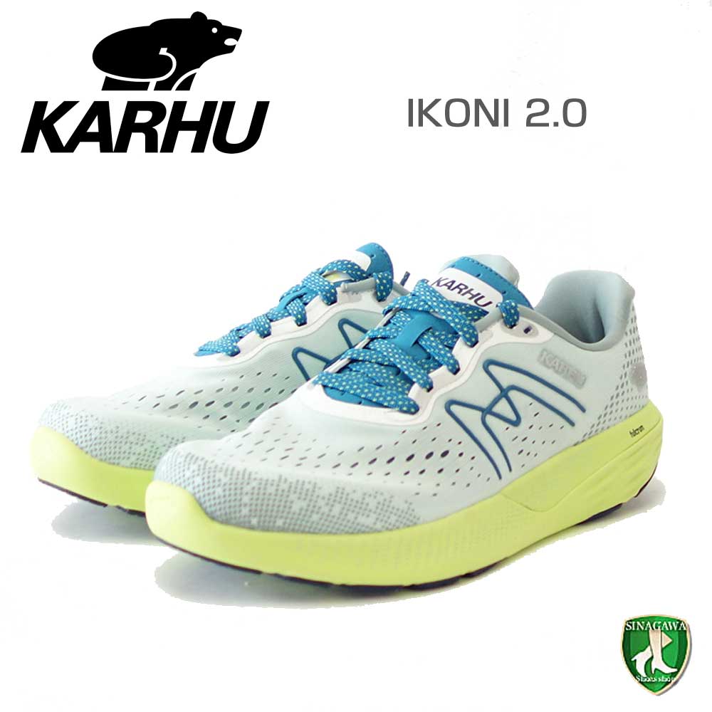 【スーパーSALE 30%OFF】 カルフ KARHU イコニ2.0 102002 Chalk Blue / Daiquiri Green（メンズ） IKONI 2.0 ランニングシューズ ウォーキング 軽量スニーカースニーカー「靴」