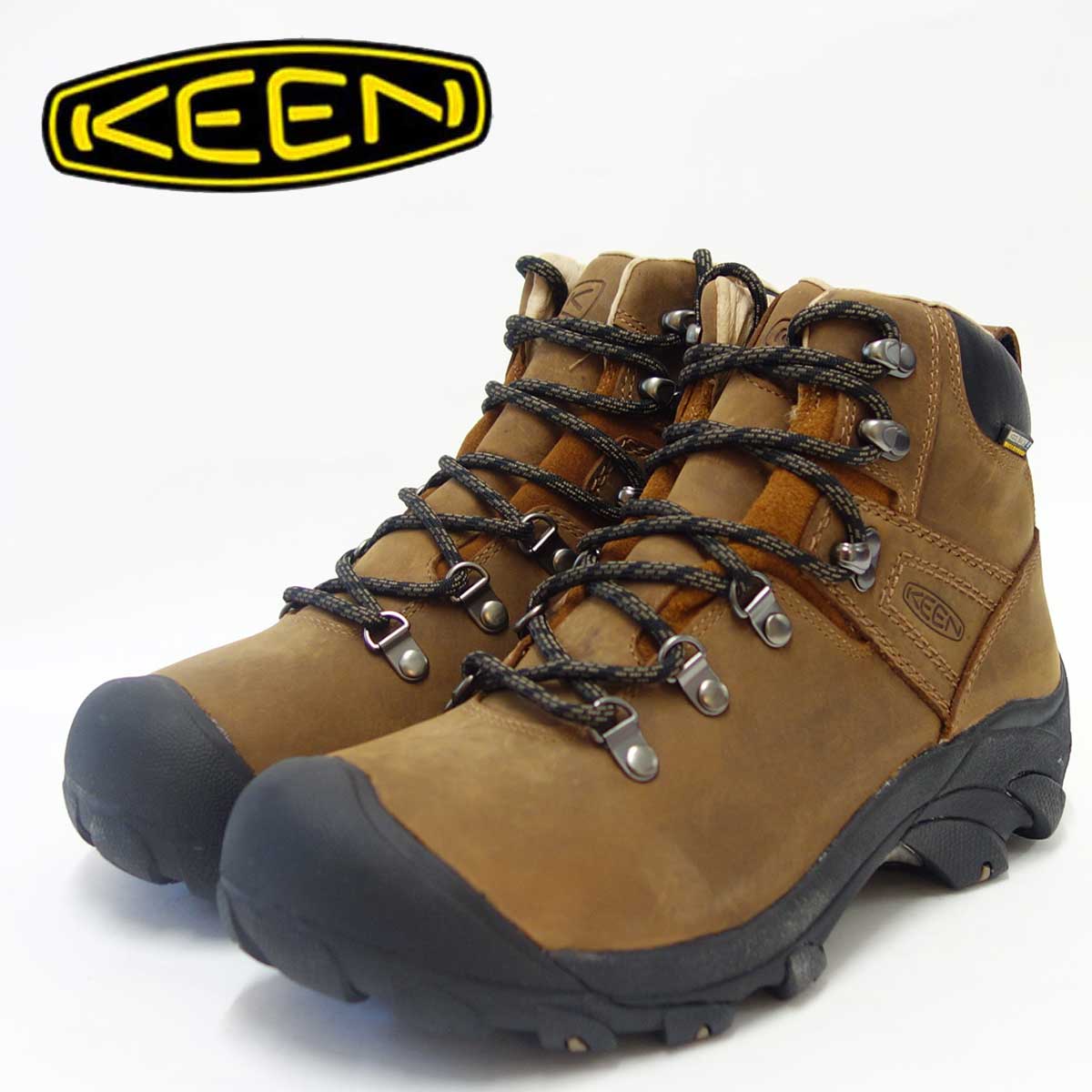 KEEN キーン Pyenees 1002435 ピレニーズ Syrup メンズ 防水仕様 オールレザーのハイキングシューズ 靴 父の日 ギフト