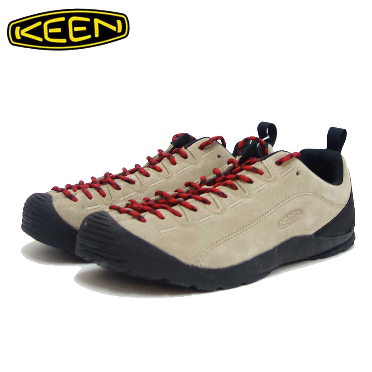 キーン KEEN JASPER ジャスパー 1002672（メンズ）カラー：SILVER MINK コンフォートラストのクライミングデザイン 「靴」