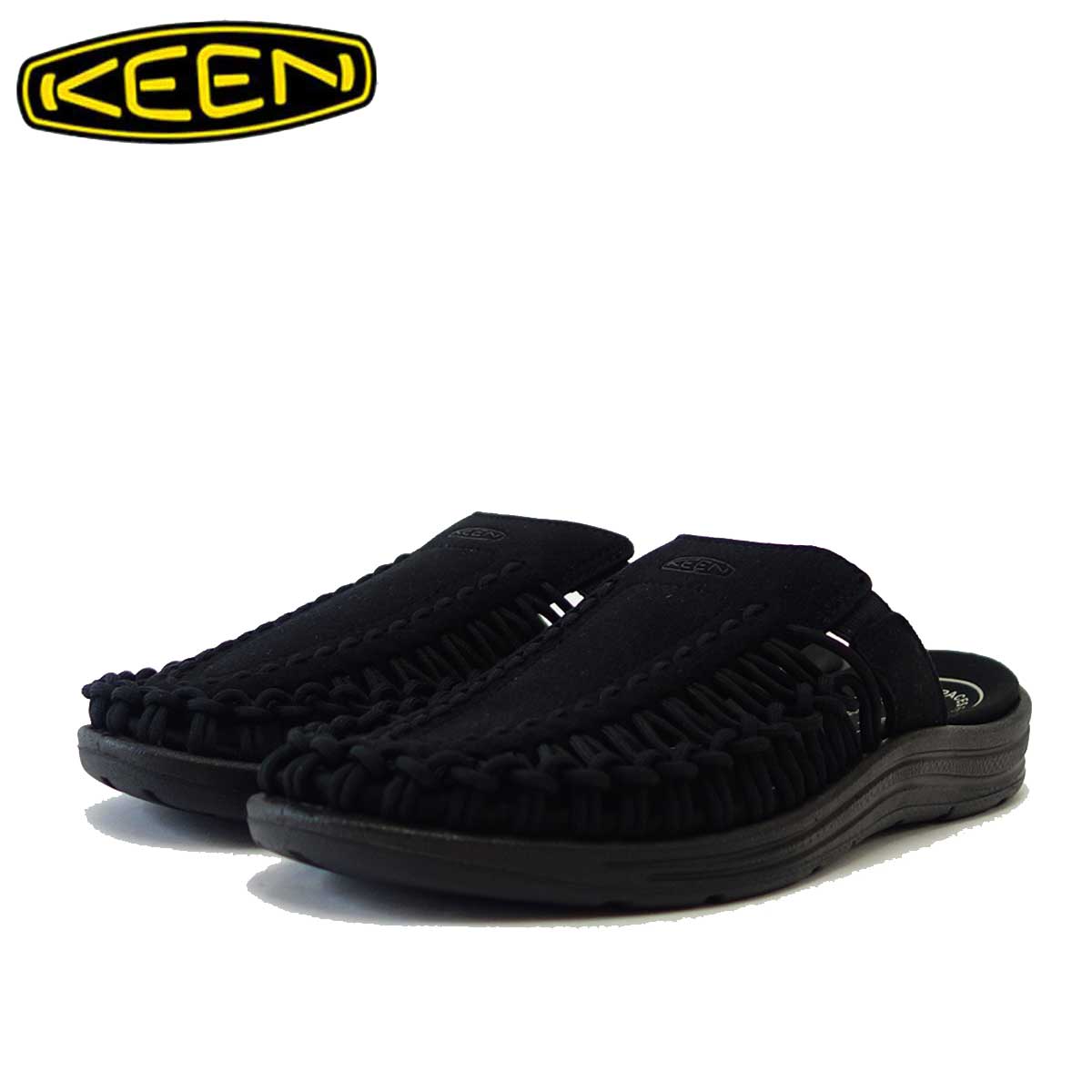 KEEN キーン UNEEK 2 SLIDE（ユニーク ツー スライド） 1022371（メンズ） カラー：Black / Black 「靴」