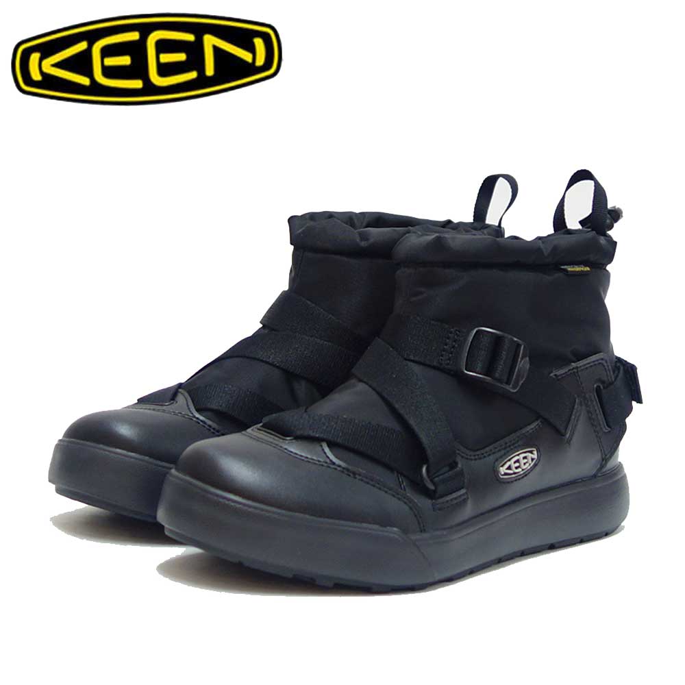 キーン ブーツ レディース キーン KEEN HOODZERRA WP フッドゼラ ウォータープルーフ 1025601 ブラック（レディース） 防水 ショートブーツ ウォーキング 「靴」