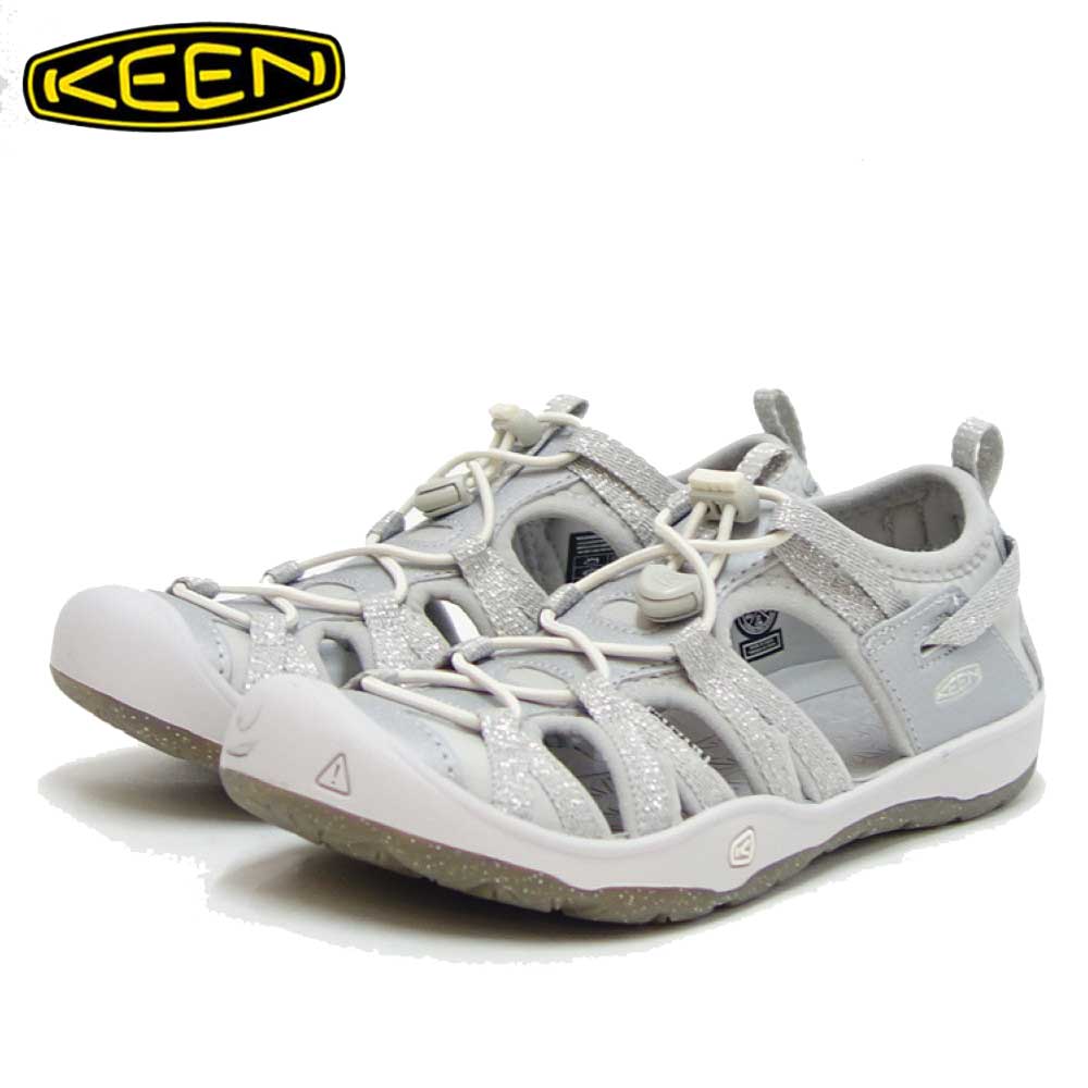 KEEN キーン KIDS モキシーサンダル 1018360（キッズ） 1018363 MOXIE SANDAL カラー：シルバー 「靴」