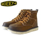 KEEN キーン サンノゼ シックス（ソフトトゥ） ワークブーツ 1027119（メンズ）カラー：Coffee Bean/Star White 工事現場 アウトドア ウォーキングシューズ ハイキングシューズ「靴」