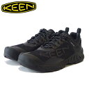 KEEN キーン NXIS EVO WP 1027193 ネクシス エヴォ ウォータープルーフ カラー：ブラック ライトハイキングシューズ ウォーキング トレッキング トラベル メンズ 靴 