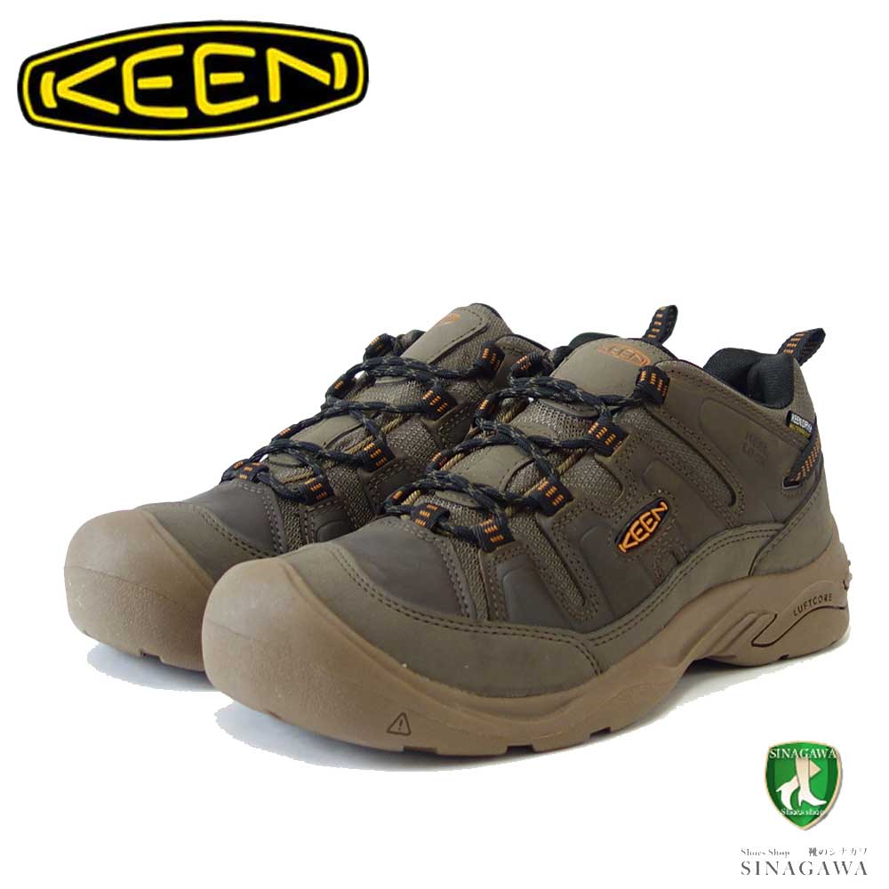 【スーパーSALE 30%OFF】 KEEN キーン CIRCADIA WP サーカディア ウォータープルーフ 1027259 （メンズ） カラー：Canteen/Curry アウトドア 防水 スニーカー ウォーキング トレッキング「靴」