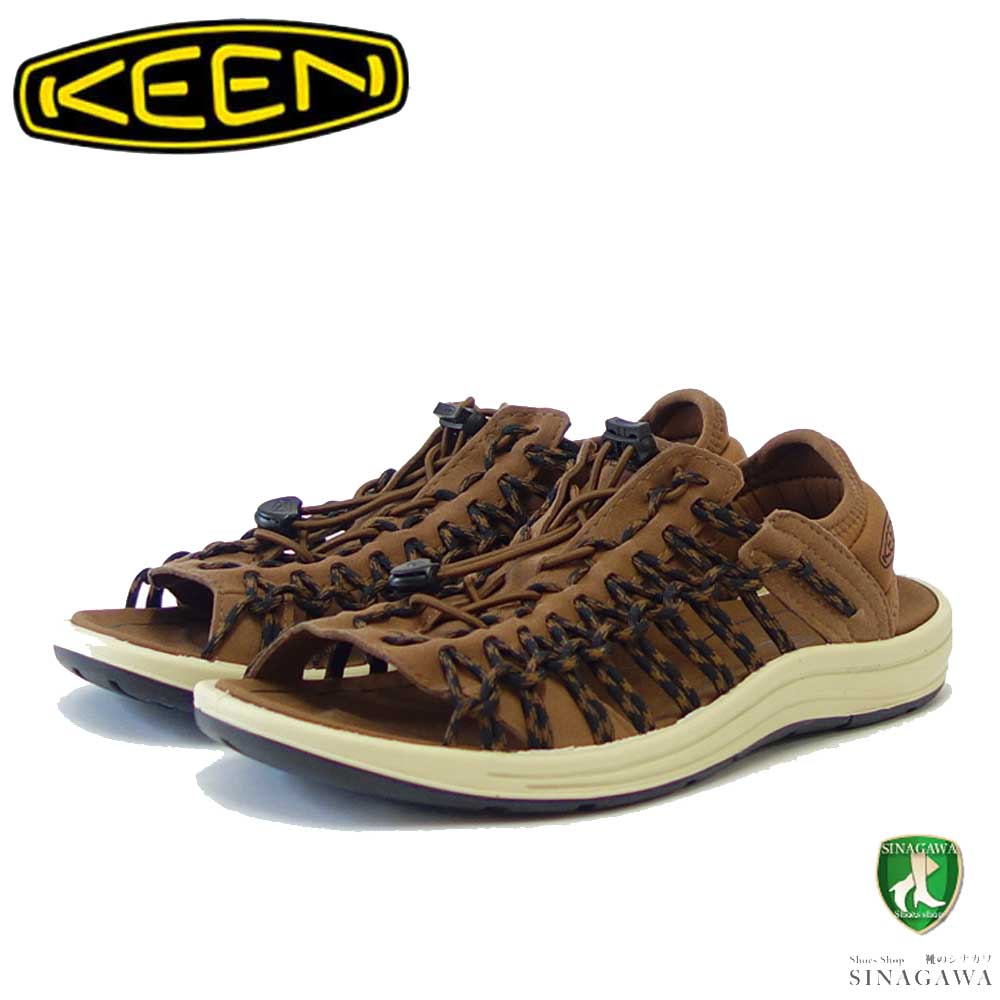  KEEN キーン UNEEK 2 OT（ユニークツーオーティー） 1027289（メンズ） カラー： Bison / Black スニーカー サンダル アフタースポーツシューズ オフィスシューズ ガーデニングシューズ キャンプシューズ 「靴」