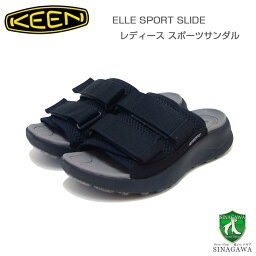 KEEN キーン ELLE SPORT SLIDE エル スポーツ スライド 1028623 （レディースサンダル）カラー：Black / Black コンフォートサンダル 「靴」