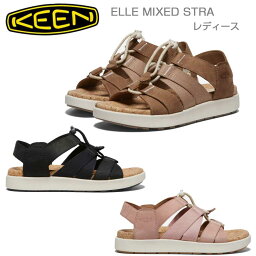 KEEN キーン ELLE MIXED STRAP エル ミックスド ストラップ （レディースサンダル） コンフォートサンダル (FAWN 1027278) (BLACK 1027279 (TOASTED COCONUT 1027280)「靴」