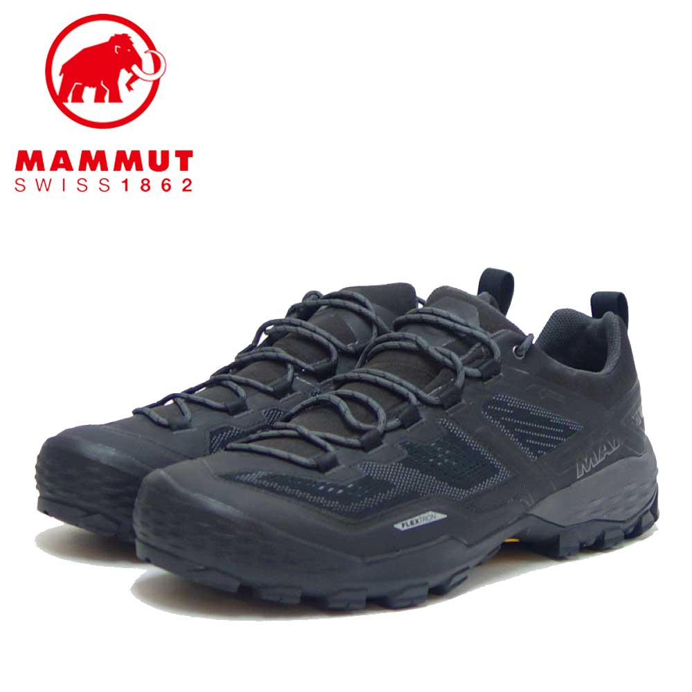 MAMMUT マムート Ducan Low GTX Men 303003521 メンズ カラー：black-dark titanium 00288 アウトドアスニーカー ウォーキングシューズ 防水ハイキングシューズ 靴 