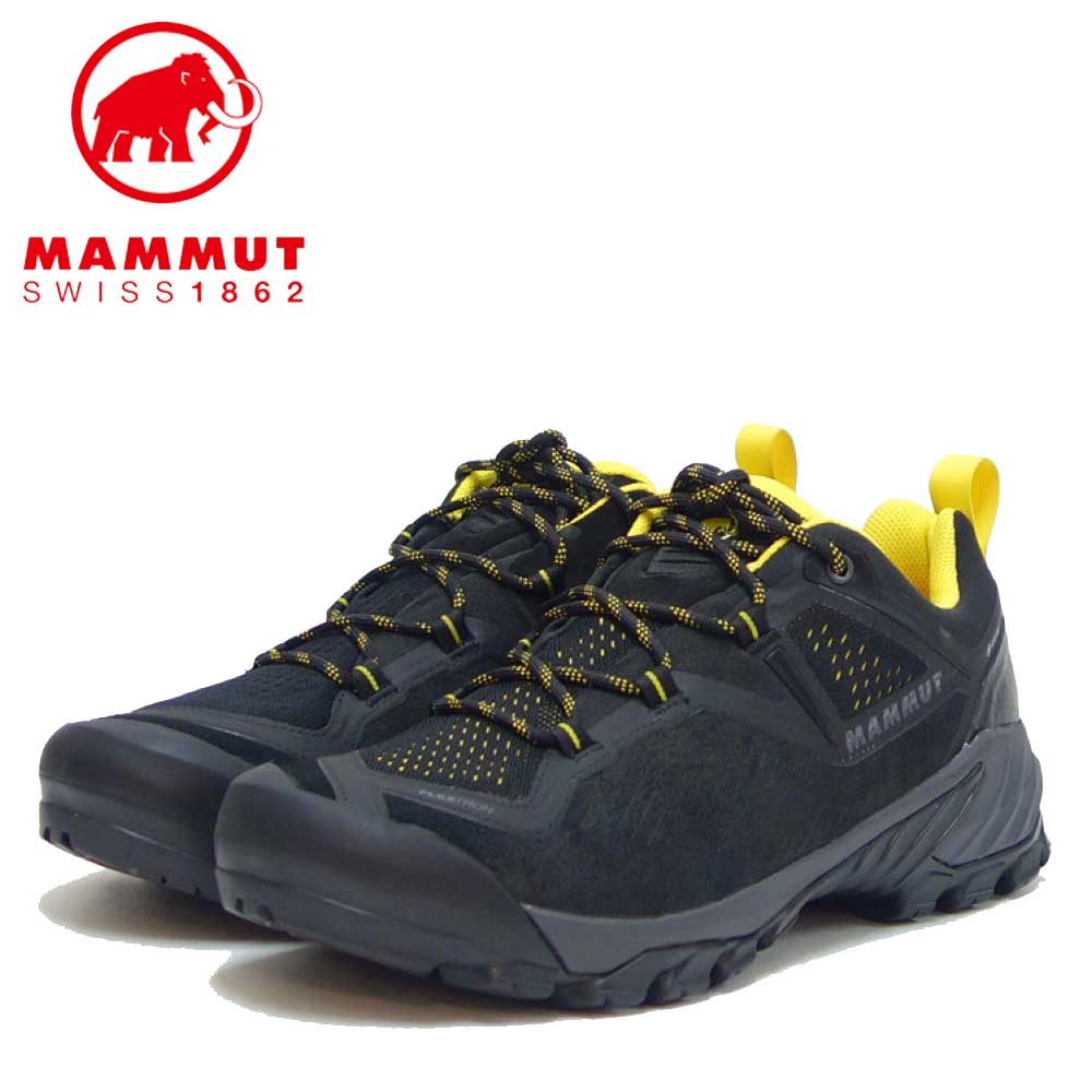 MAMMUT マムート Sapuen Low GTX Men 303004260 メンズ カラー：black-dark blazing 00574 アウトドアスニーカー ウォーキングシューズ 防水ハイキングシューズ 靴 