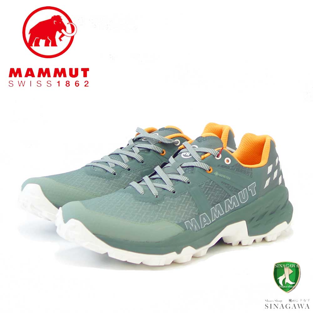 MAMMUT マムート Sertig II Low GTX Men 303004280 メンズ カラー：jade-dark jade 40240 アウトドアスニーカー ウォーキングシューズ 防水ハイキングシューズ 靴 