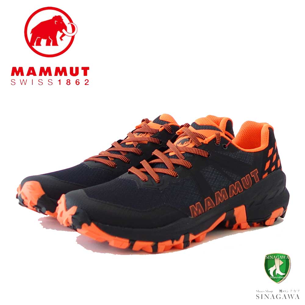 MAMMUT マムート Sertig II Low Men 303004300 メンズ カラー：black-vibrant orange 00533 アウトドアスニーカー ウォーキングシューズ ハイキングシューズ 靴 