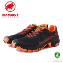 MAMMUT マムート Sertig II Low Men 303004300（メンズ）カラー：black-vibrant orange(00533) アウトドアスニーカー ウォーキングシューズ ハイ