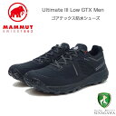 MAMMUT マムート Ultimate III Low GTX Men 303004660（メンズ）カラー：ブラック(0001) アウトドアスニーカー ウォーキングシューズ 防水ハイキングシューズ「靴」