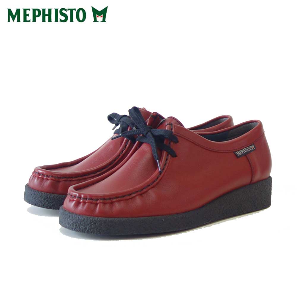 楽天靴のシナガワメフィスト MEPHISTO CHRISTY（クリスティ）レッド 1481720 天然皮革 アウトドア ウォーキングシューズ（レディース） 「靴」 正規品 快適靴 旅行