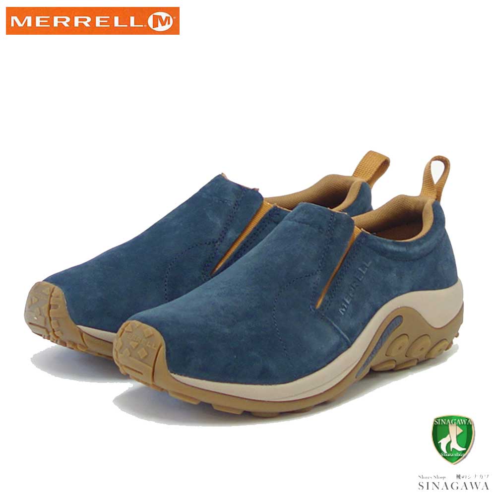 【スーパーSALE 20%OFF】 MERRELL メレル ジャングル モック JUNGLE MOC （メンズ）004489 ネイビー/スパイス スリッポン ウォーキング「靴」