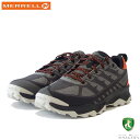 メレル MERRELL （メンズ）スピード エコ ウォータープルーフ 036999 チャコール/タンジェリン 防水メンブレン内蔵 アウトドアシューズ ウォーキング 通気性メッシュ「靴」