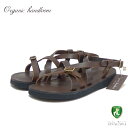 楽天靴のシナガワオーガニックハンドルーム Organic Handloom GAYA 001208 ダークブラウン フラットサンダル 日本製 天然皮革「靴」