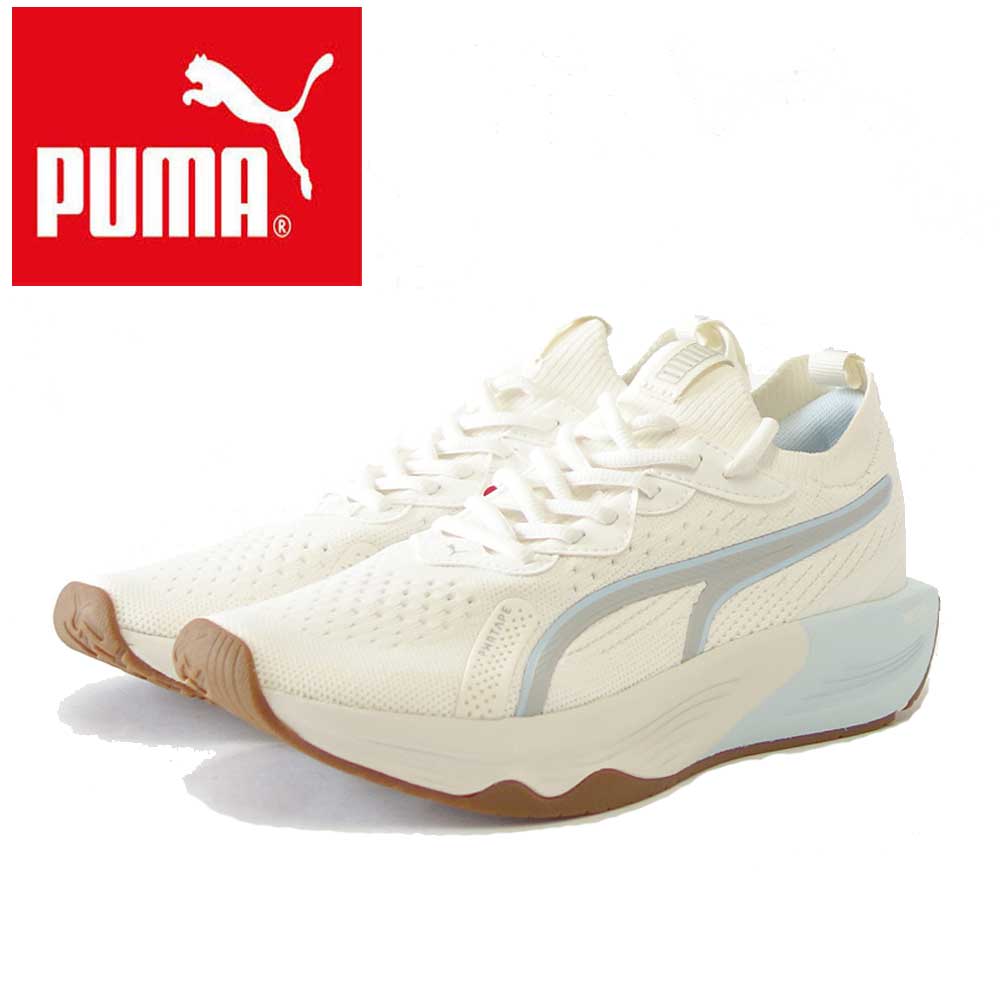 アッシュ 【スーパーSALE 30%OFF】 プーマ PUMA パワーダブルエックスリュクスニトロウィメンズ 37789209 ウォームホワイト／アッシュグレー／アイスブルー PWR XX LUXE NITRO WNS（レディース） ローカット シューズ ウォーキング スニーカー「靴」