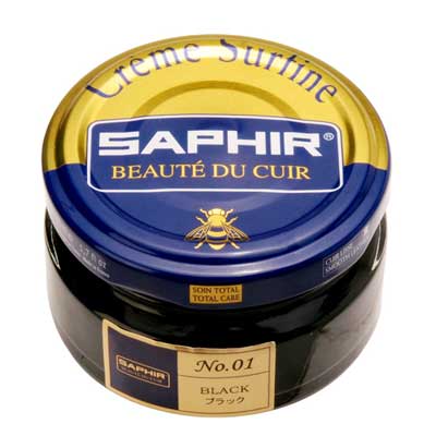 フランスの靴クリーム（豊富なカラー）SAPHIR サフィール ビーズワックス ファインクリーム靴 シューズ