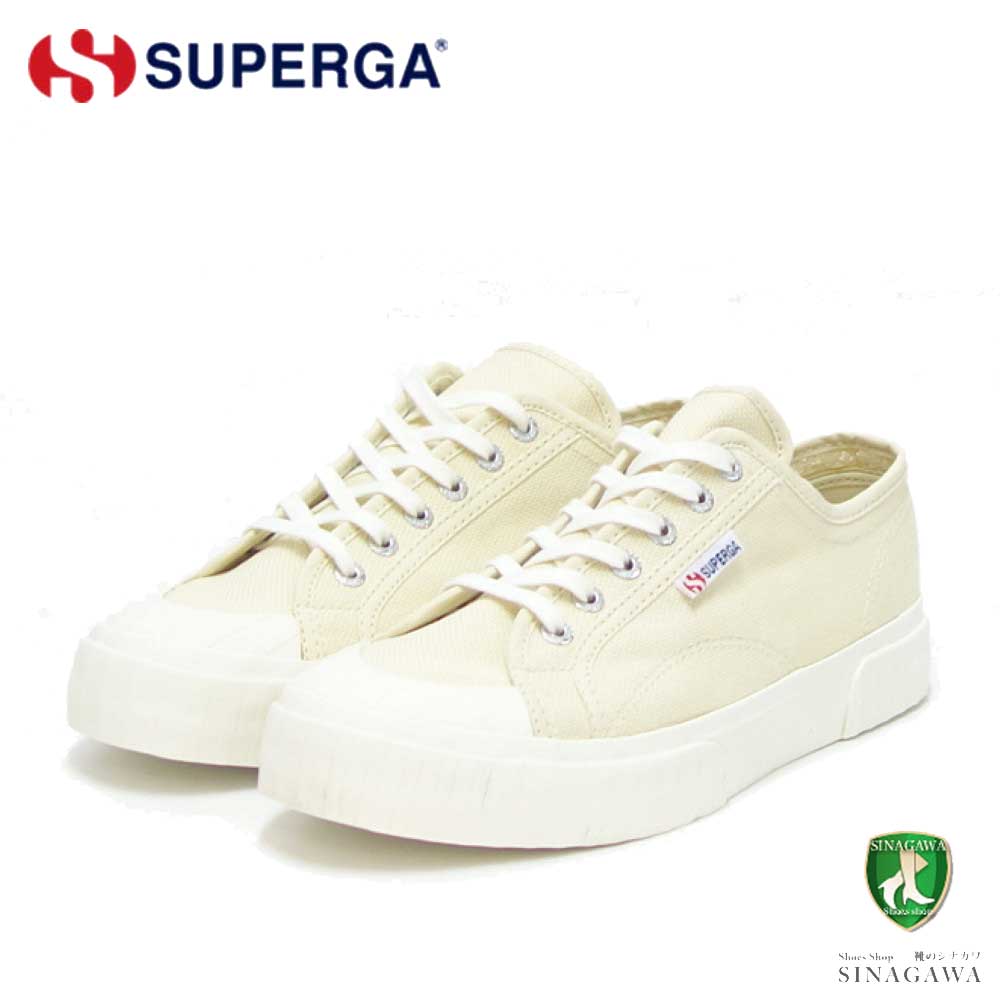 スペルガ スニーカー メンズ スペルガ SUPERGA 2630-STRIPE（ユニセックス）ベージュ (2a00grt0akj) ナチュラル キャンバス スニーカー ミリタリー 「靴」