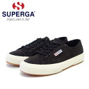 スペルガ SUPERGA 2750 SUEDE（ユニセックス）BLACK BRISTOL-FAVORIO (3a111e6wai5) 風合いの良い天然皮革スニーカー スエード 「靴」