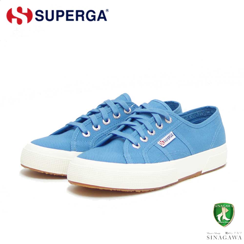 スペルガ スニーカー メンズ スペルガ SUPERGA 2750-COTU CLASSIC（ユニセックス）BLUE LT CYANEUS-F AVORIO_ANP (3s000010anp) ナチュラルなキャンバススニーカー 「靴」