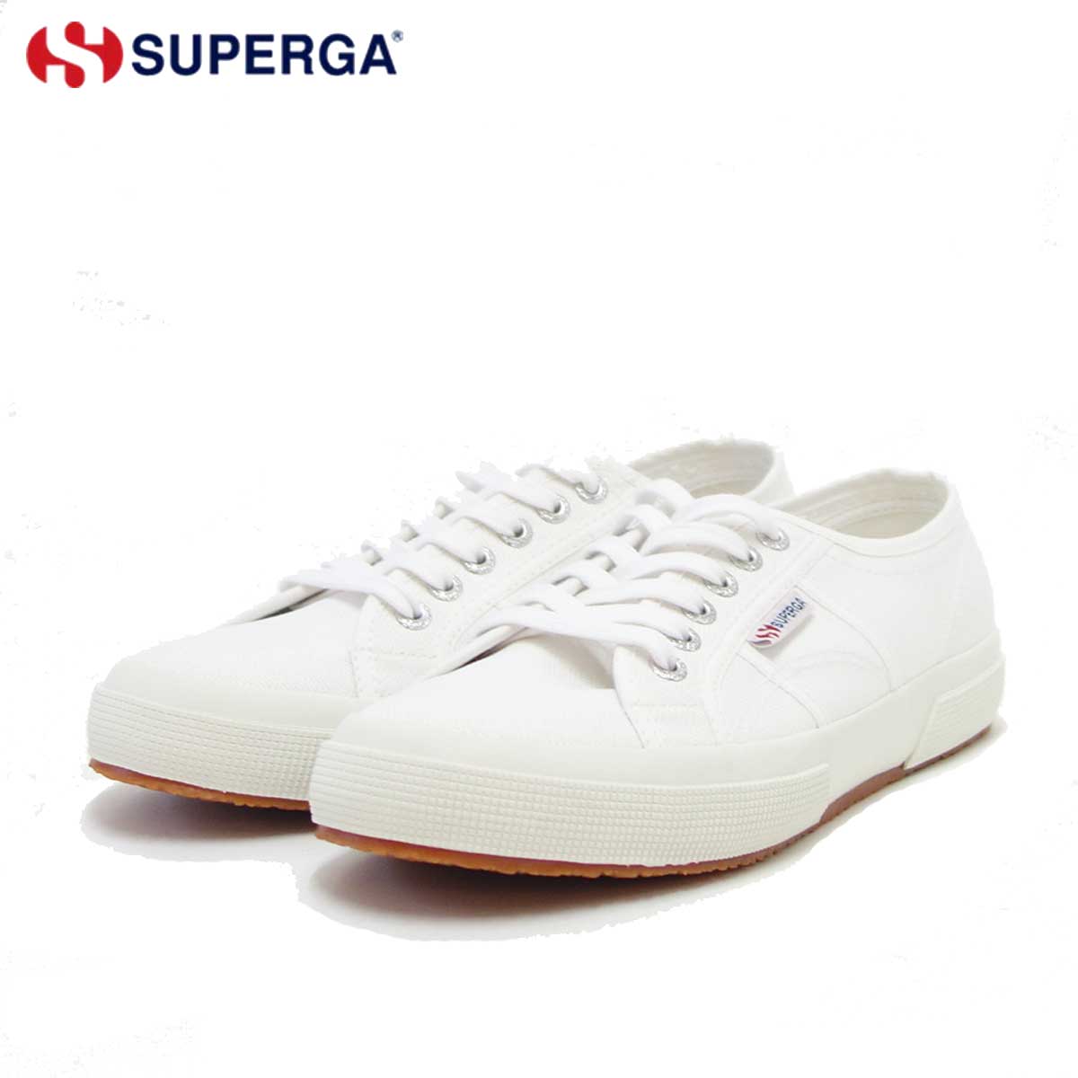スペルガ スニーカー メンズ スペルガ SUPERGA 2750-COT U CLASSIC（ユニセックス）ホワイト (s000010 901) ナチュラルなキャンバススニーカー 「靴」