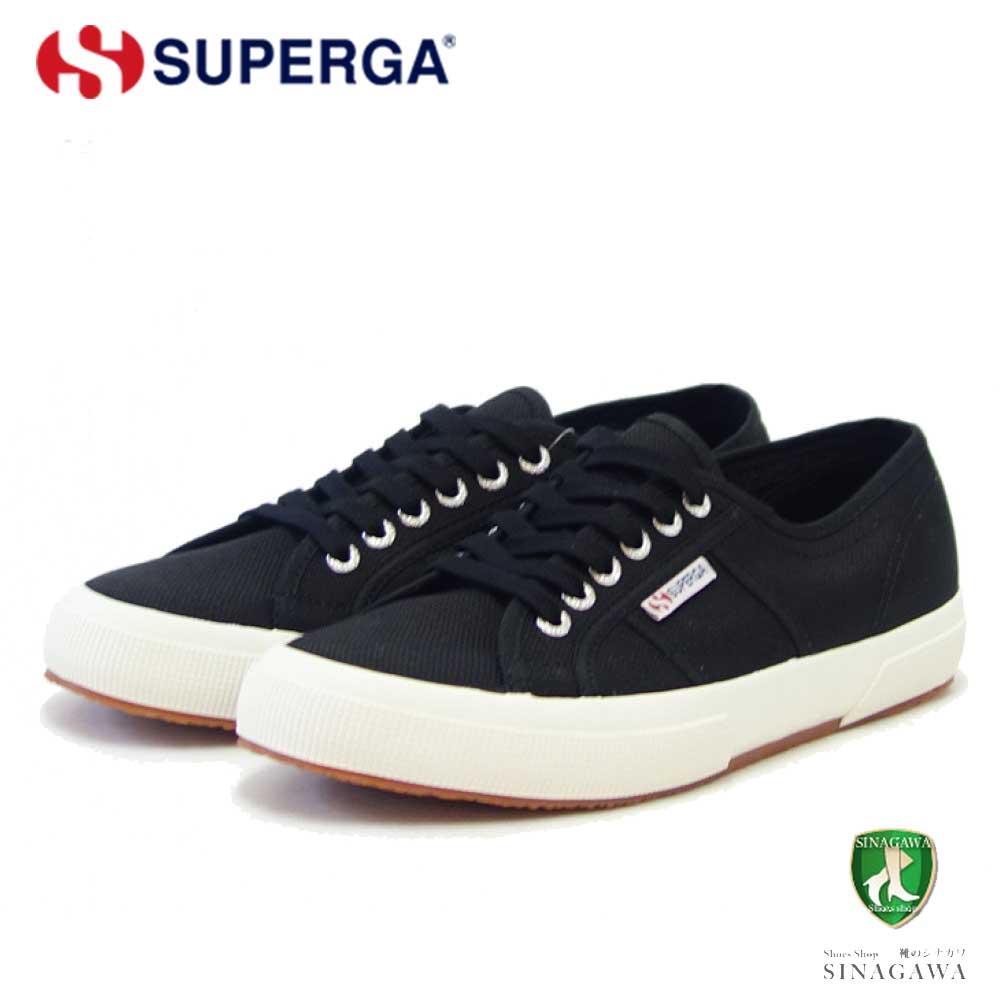 スペルガ スニーカー メンズ スペルガ SUPERGA 2750-COTU CLASSIC（ユニセックス）ブラック / Fwhite (s000010f83) ナチュラルなキャンバススニーカー メンズ 「靴」