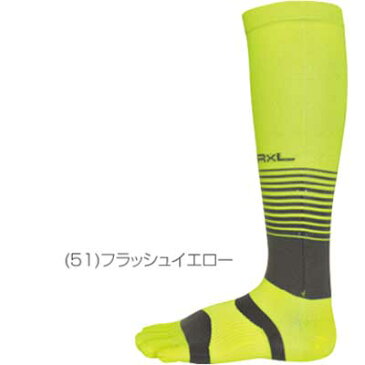 R×L SOCKS アールエルソックス(TRR-211H)立体5本指ソックス(ハイソックスタイプ)(日本製)ランニングソックス( 超立体構造)メール便可