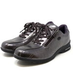 YONEXヨネックスウォーキングシューズパワークッションLC30ロック式ファスナー軽量3.5E靴レディース婦人靴パールチャコール
