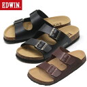 エドウィン メンズフットベッドサンダル INTERNATIONAL BASIC EDWIN EB1001 コルク素材 コンフォートサンダル 25.0cm-28....