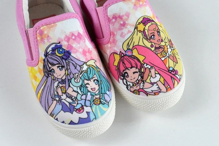 スター トゥインクル プリキュア スタプリ スリッポン スニーカー 子供靴 女の子 キッズ シューズ アニメ かわいい 人気 子供 保育園 幼稚園 園児 Y_KO 7520 ピンク 190710