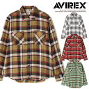 AVIREX 長袖シャツ ネルシャツ メンズ 正規品 ブランド おしゃれ アビレックス アヴィレックス Y_U 7834920002 ★REV 7986910 送料無料