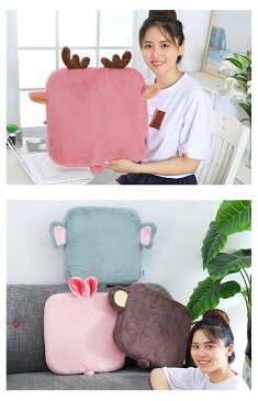 椅子 クッション うさぎ おしゃれ椅子用クッション デスク 椅子 座布団 かわいい ピンク 姿勢 子ども 椅子用 猫 おしゃれ チェアクッション シートクッション 低反発 チェアパッド 腰痛対策 美尻 子供用 デスクワーク テレワーク 勉強机 ねこ ゾウ ふわふわ fab160【P】