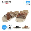 メンズサンダル LIBERTO EDWIN リベルトエドウィン L70323 サンダル 前開きサンダル コンフォートサンダル 外履き メンズ 軽量 おしゃれ 歩...