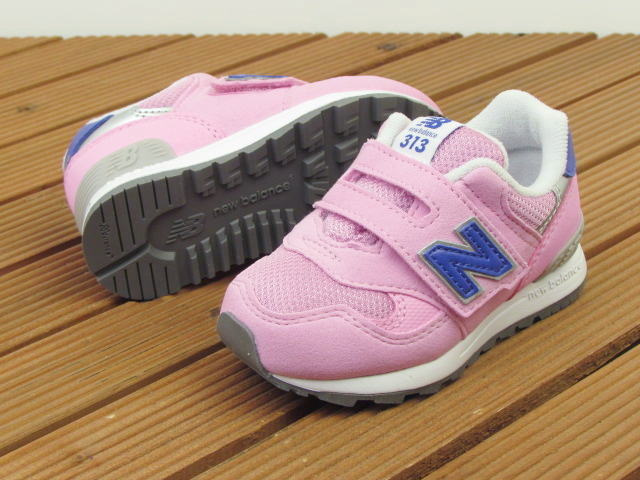 【送料無料】newbalance IO313 PK(ニューバランス)LIFESTYLE ピンク　PK)子供靴 キッズ 新色 ファーストシューズ 13.0 14.0 15.0 16.0 入園 入学 新学期 誕生祝 出産祝い2歳　3歳　女の子　女子　プレゼント