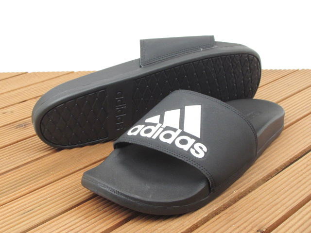 【送料無料】adidas(アディダス)adilette cf logo CG3425(アディレッタ)/ブラック/メンズ スポーツサンダル/スポサン