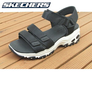 【送料無料】skechers (スケッチャーズ) 31514 DLITES-FRESH CATCH ブラック ディーライツ フレッシュ キャッチ ブラック レディース サンダル ビーチ 海 レジャー アウトドア カジュアル 快適