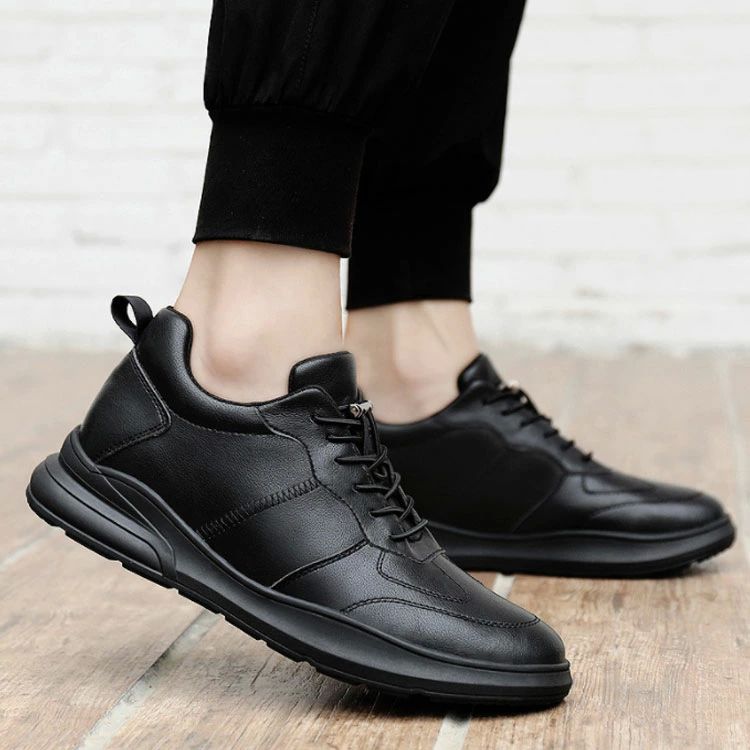 カジュアル靴 おしゃれ ローカット シークレットスニーカー インヒール 身長アップ 2.5cmUP シューズ 靴 厚底 スニーカー メンズ